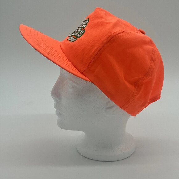 Vintage 90s Diet C-Plus Orange Snapback Hat Cap Orange - Picture 5 of 7